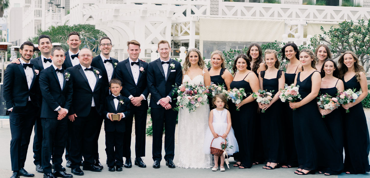 Black Tie Wedding by the Beach