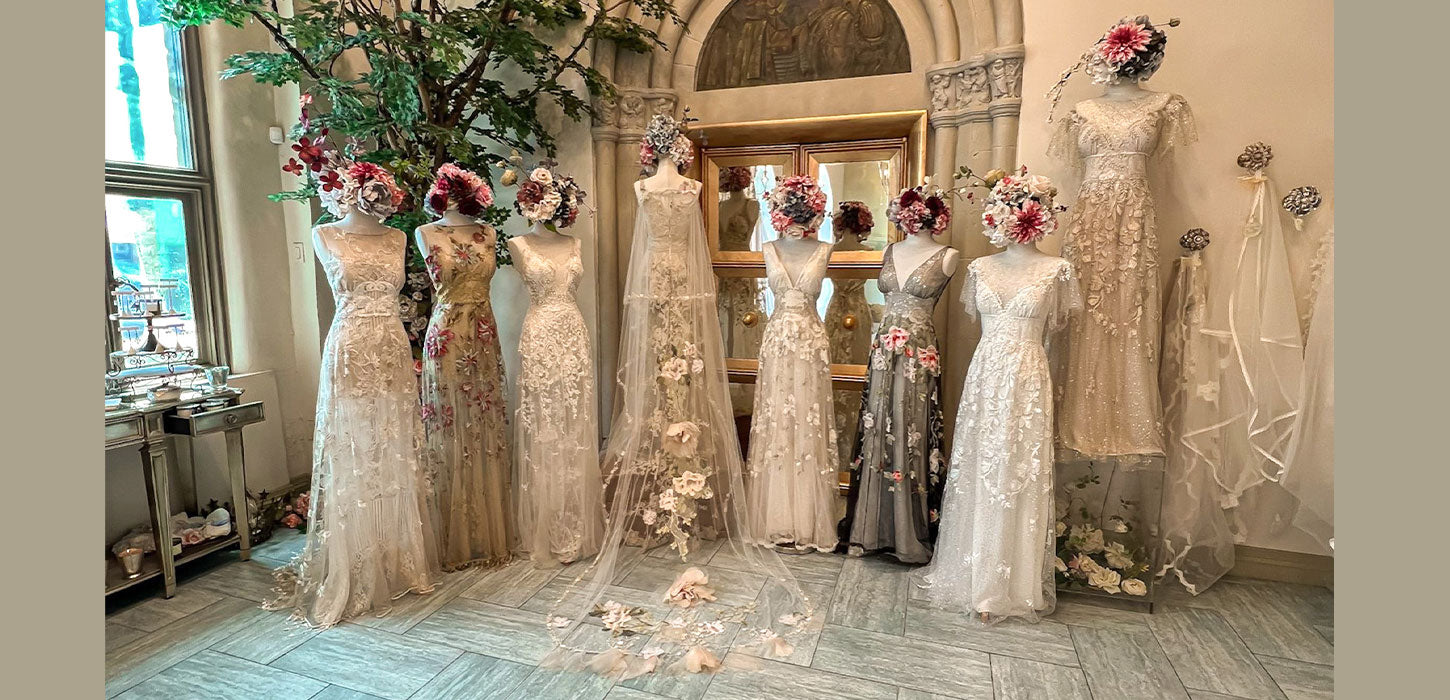 Color or Classic? | Unique Wedding Dresses by Claire Pettibone Color or Classic? | Unique Wedding Dresses by Claire Pettibone