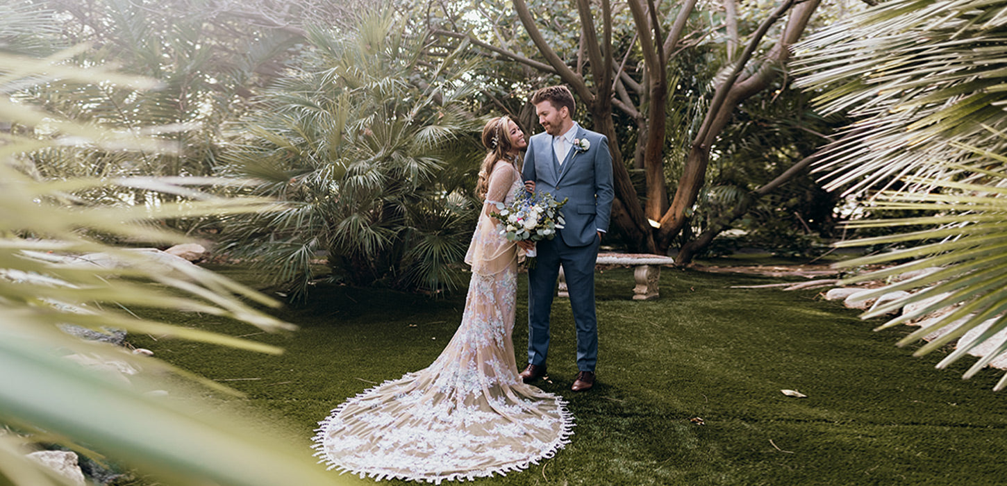 venus cut wedding dress Sarah Seven Venus