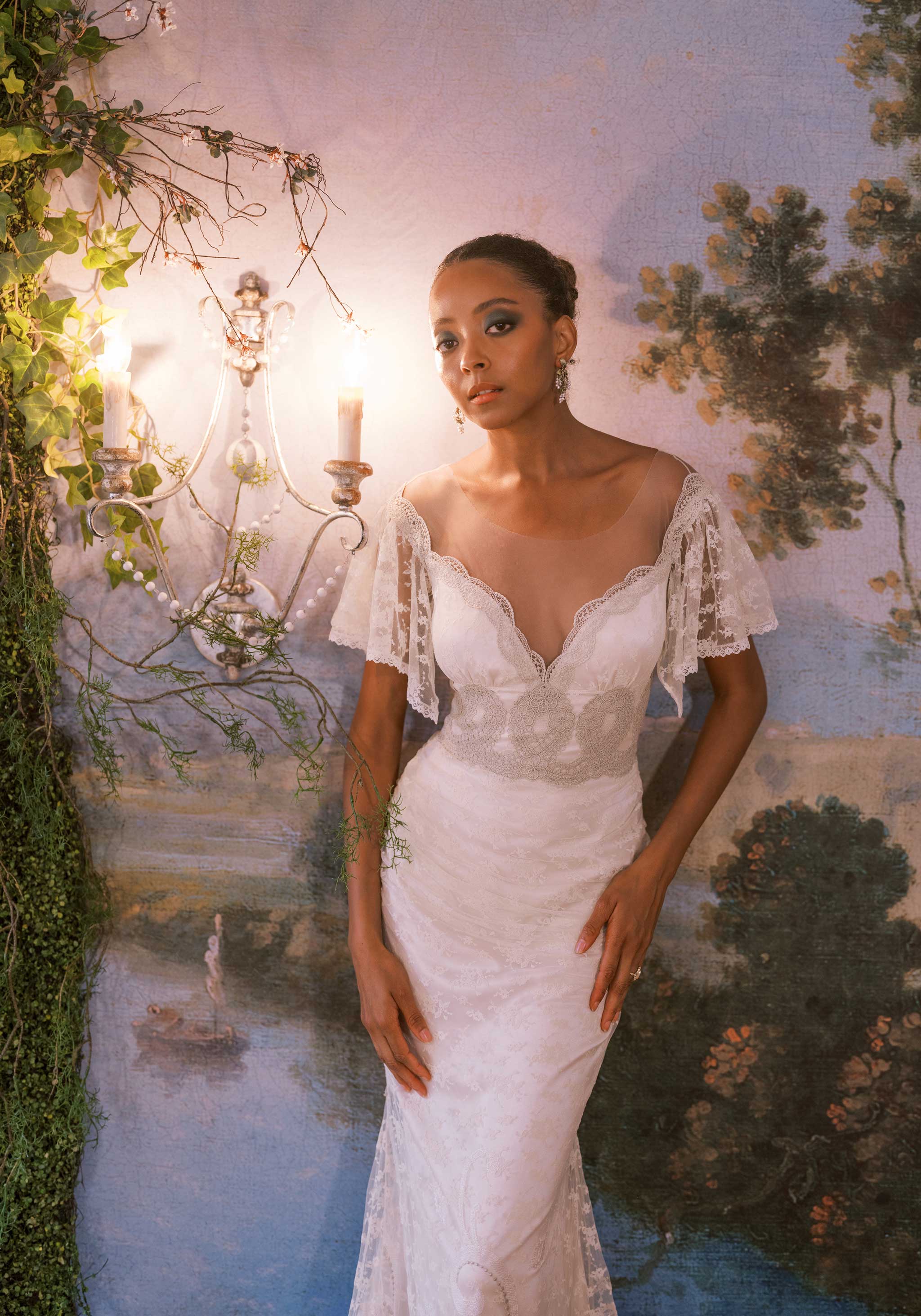 Laure Wedding Dress by Designer Claire Pettibone