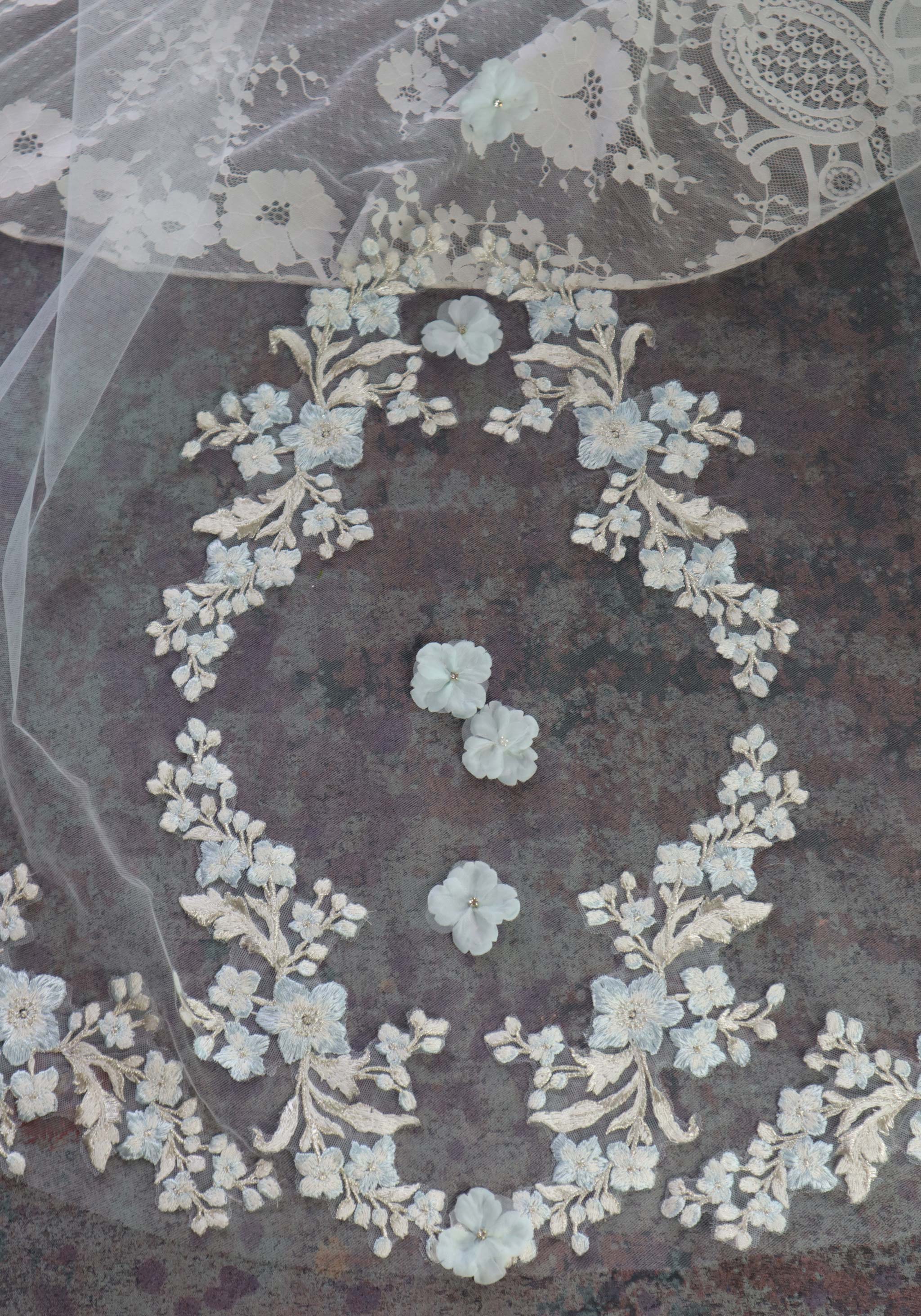 Cathedral length veil