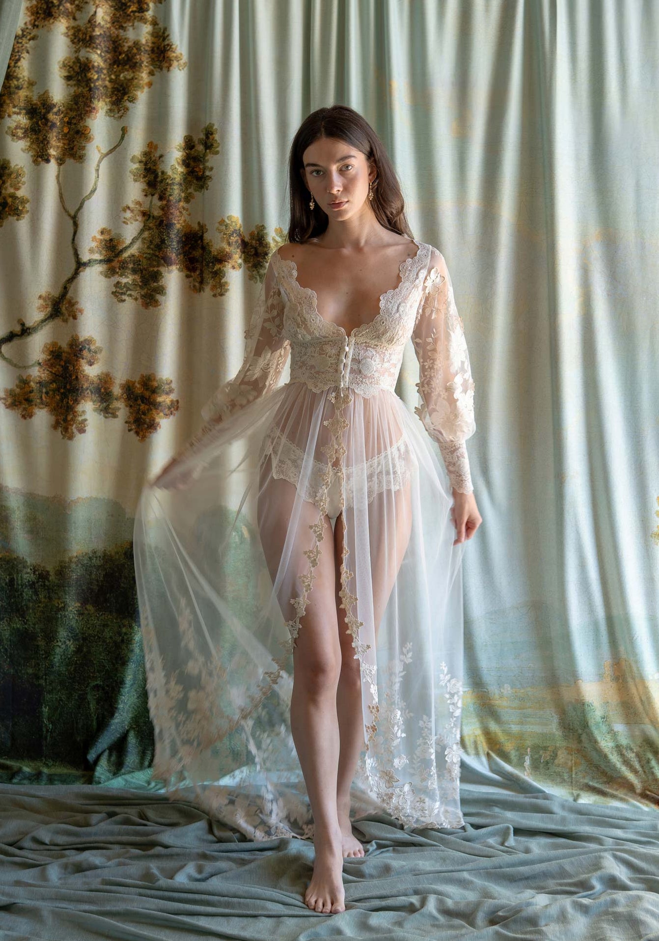 Seraphine Boudoir Lace Robe