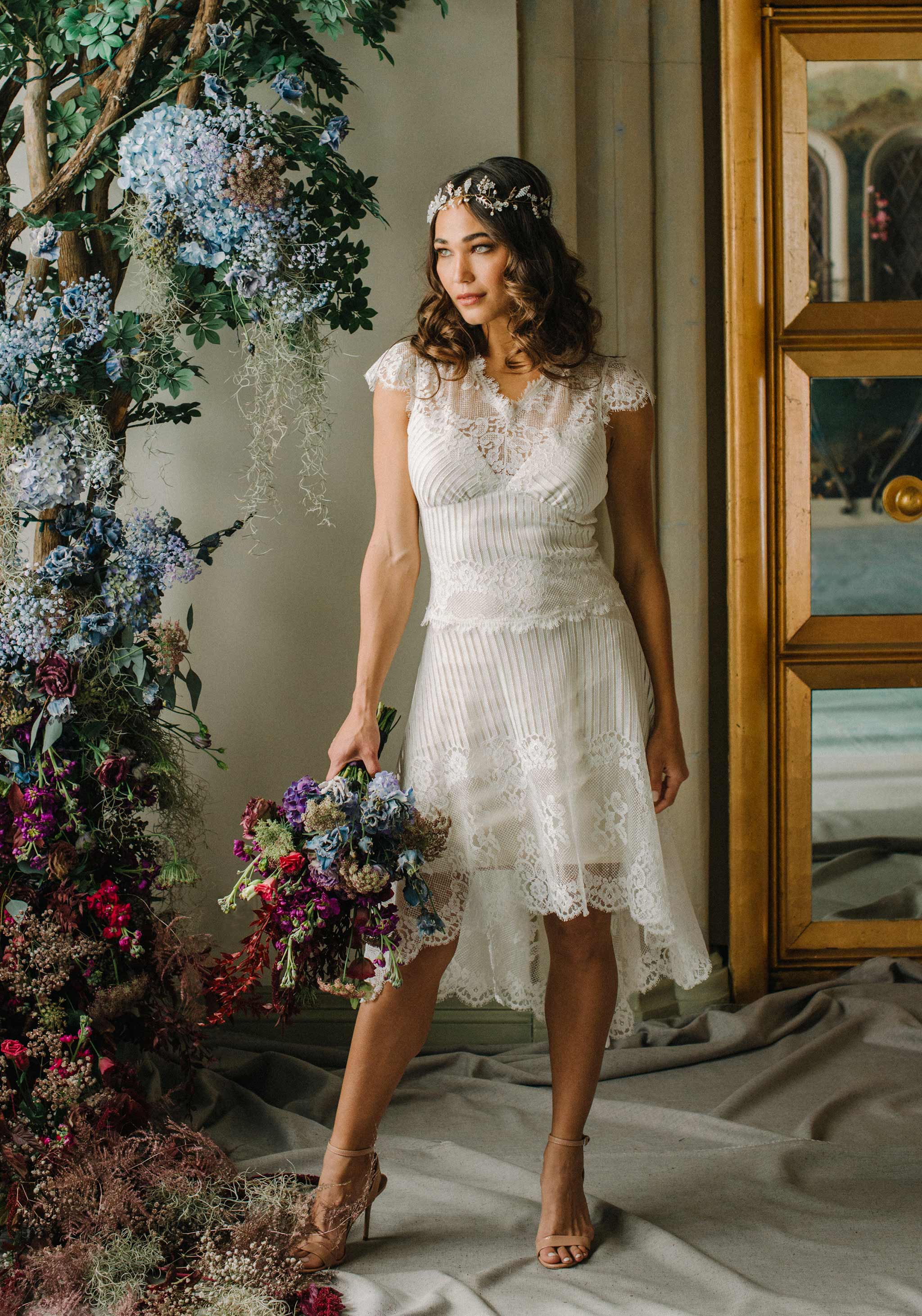 Antoinette Hi-Lo Lace Skirt Last Call L (12-14) Antoinette Hi-Lo Lace Skirt Last Call L (12-14)