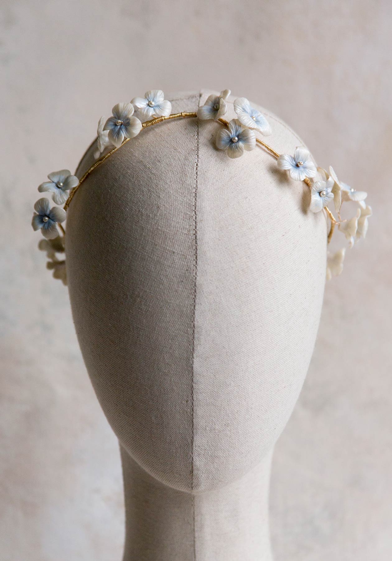 Azure Wildflower Vine Hair Accessory