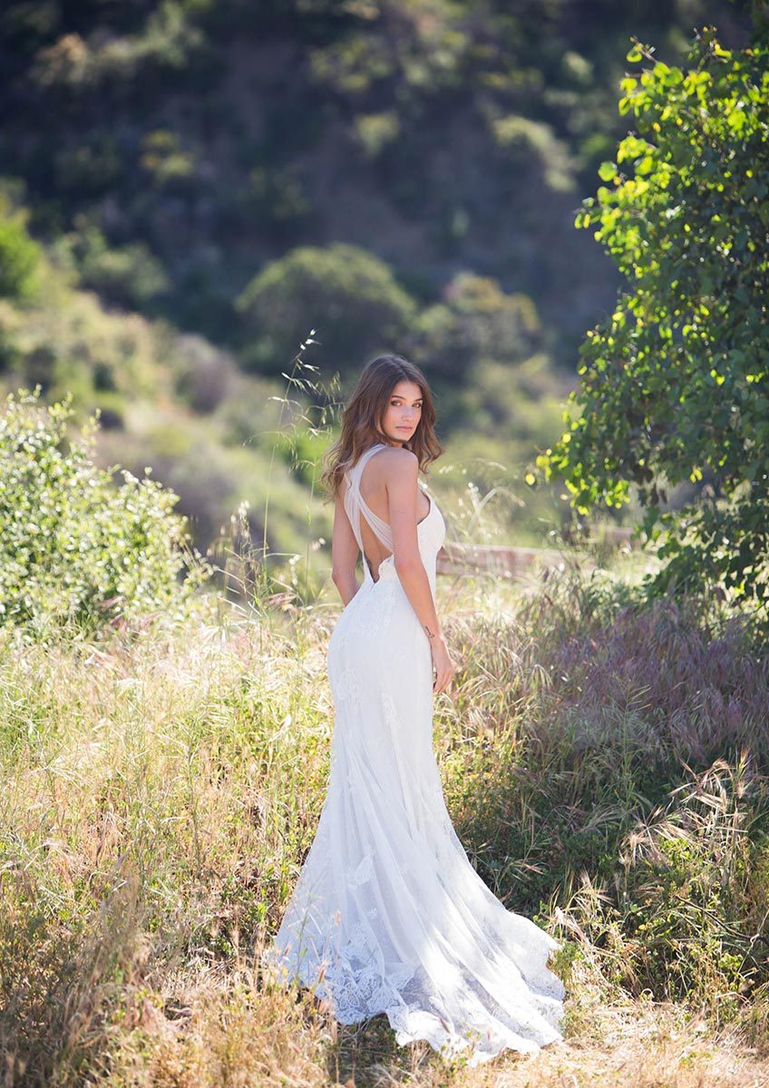 Claire Pettibone Romantique Lace Carmel Gown