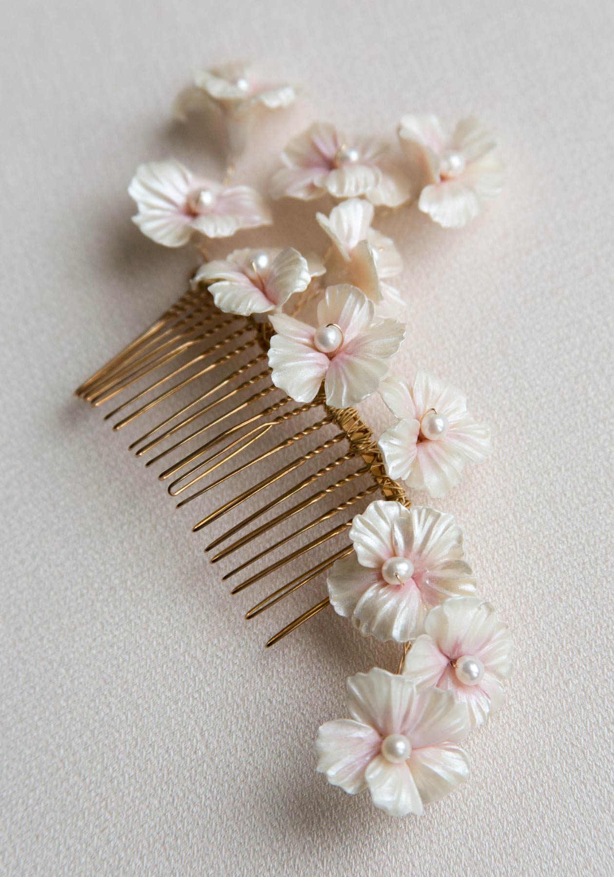 Cherry Blossom Comb Hair Accessory