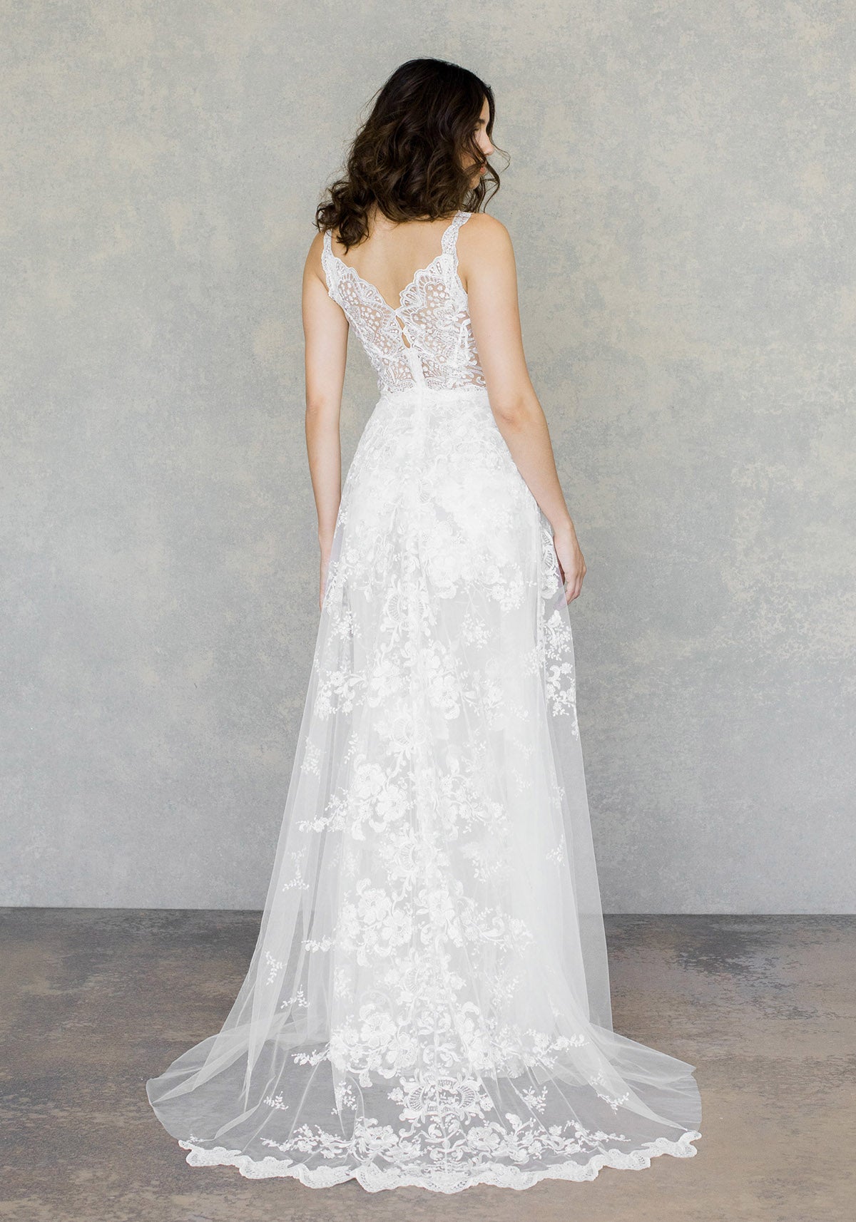A-line Wedding dress Moonlight Rose by Claire Pettibone