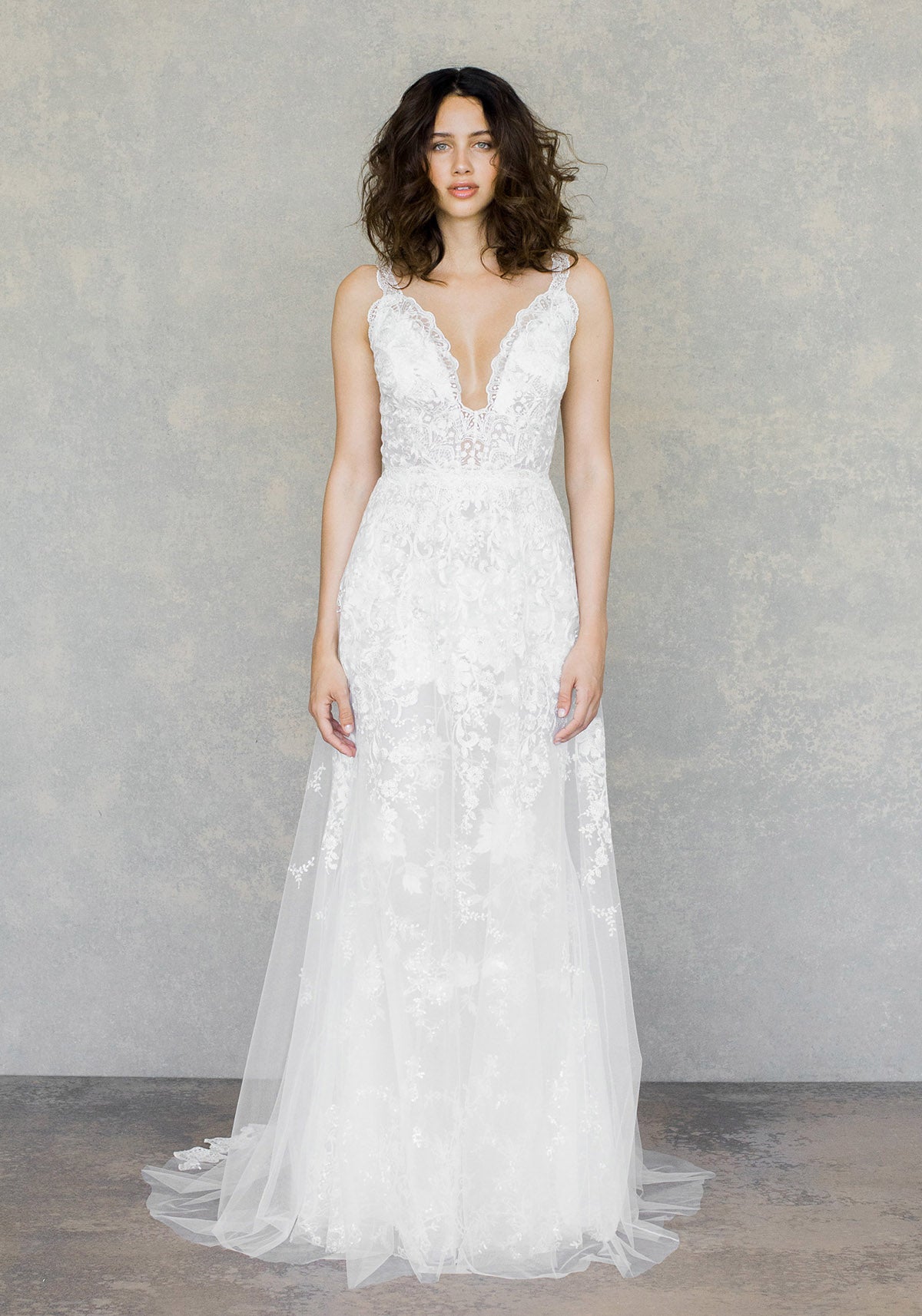 A-line Wedding dress Moonlight Rose by Claire Pettibone