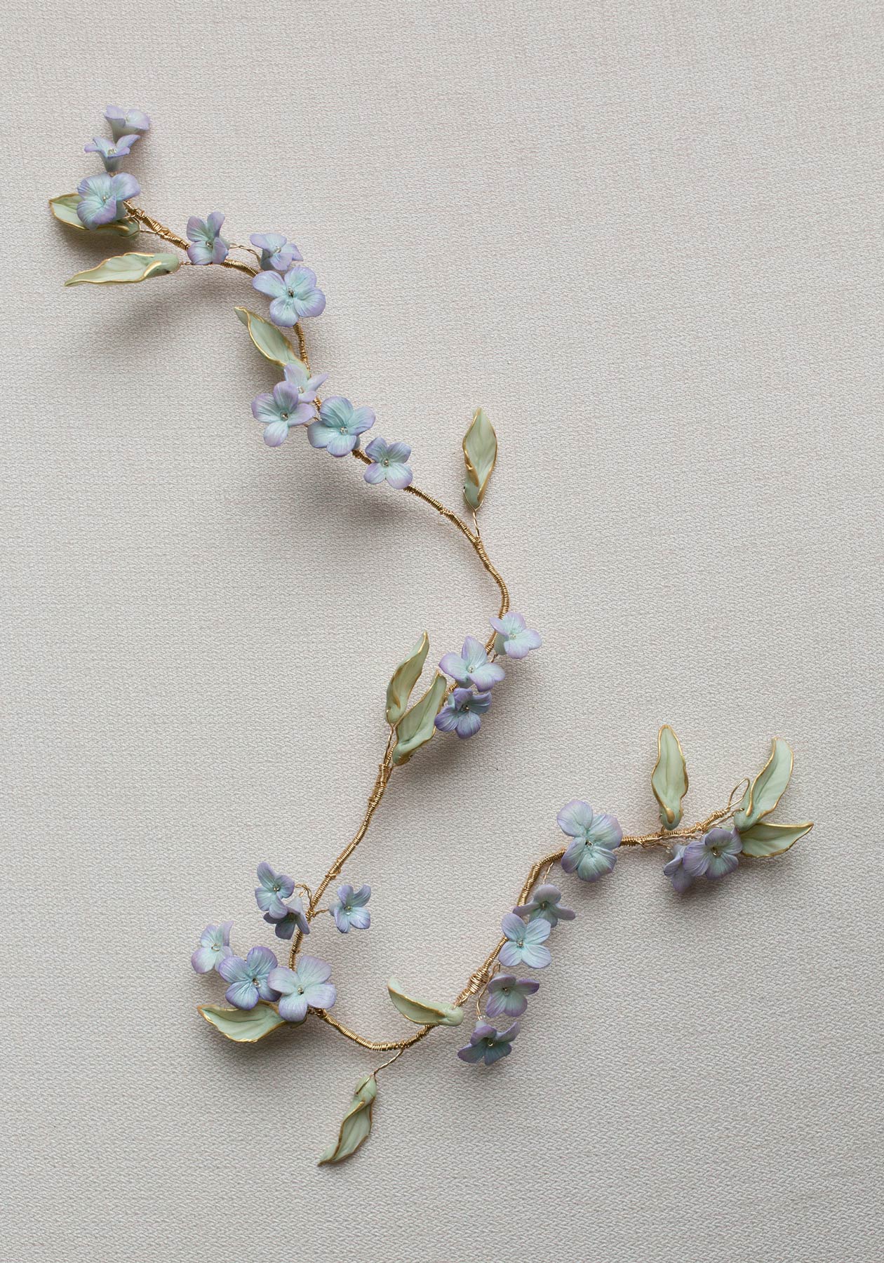 Forget Me Not Vine Hair Accessory