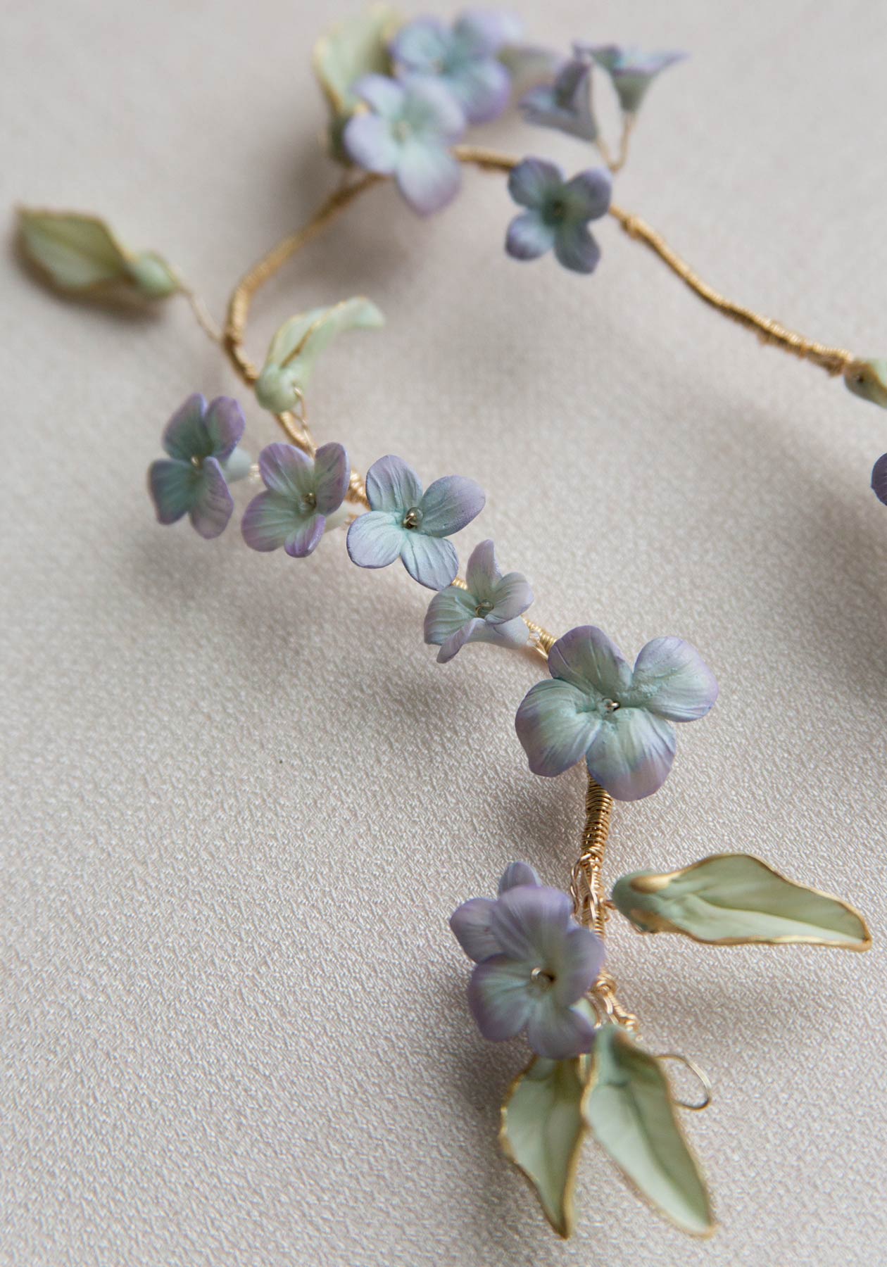 Forget Me Not Vine Hair Accessory