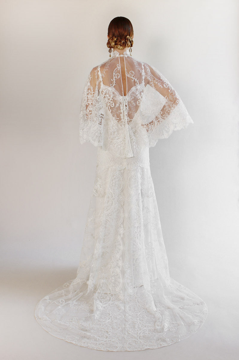 Claire Pettibone Romantique Santa Monica Lace Gown