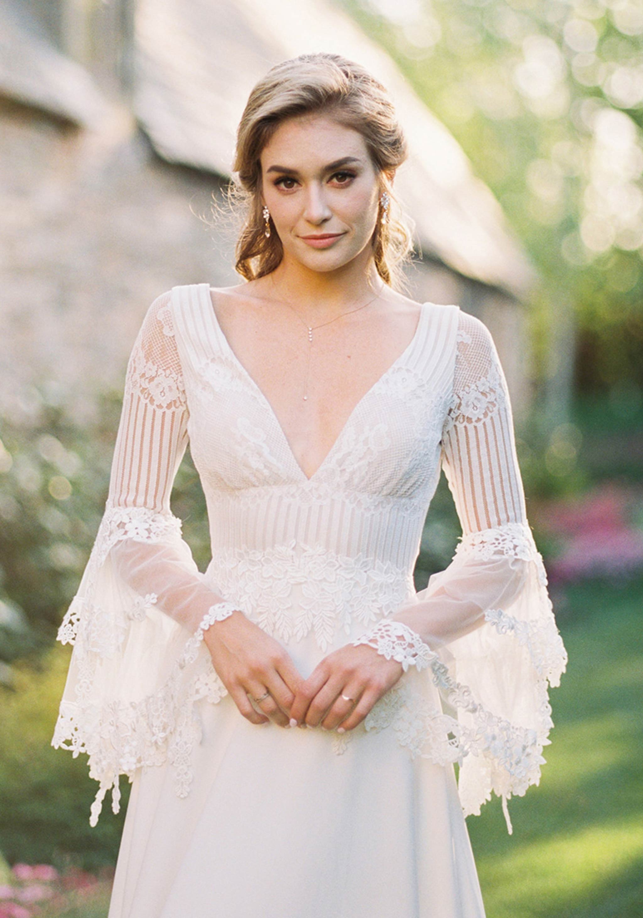 Long Sleeve Wedding Dress Sauvignon