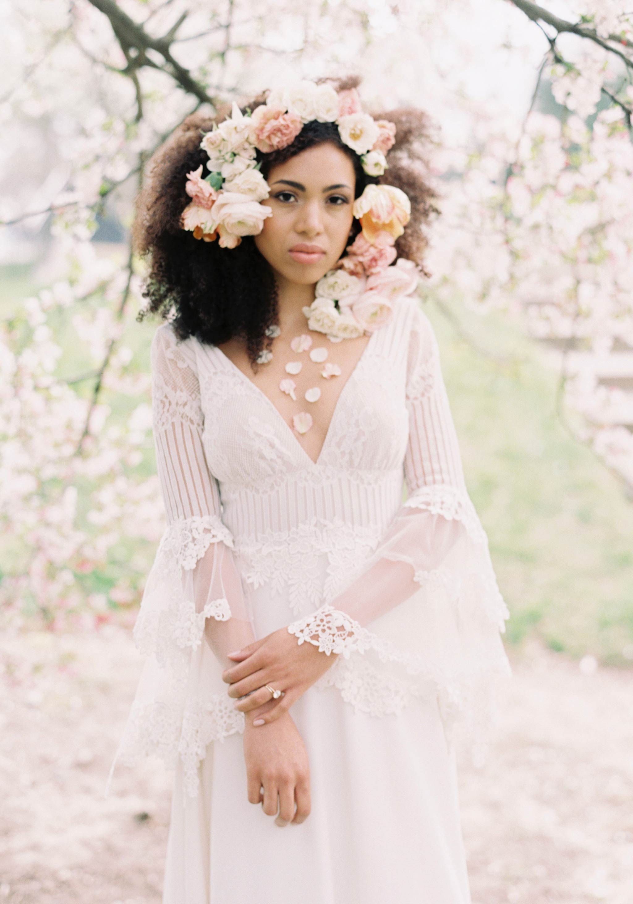 Long Sleeve wedding Dress Sauvignon