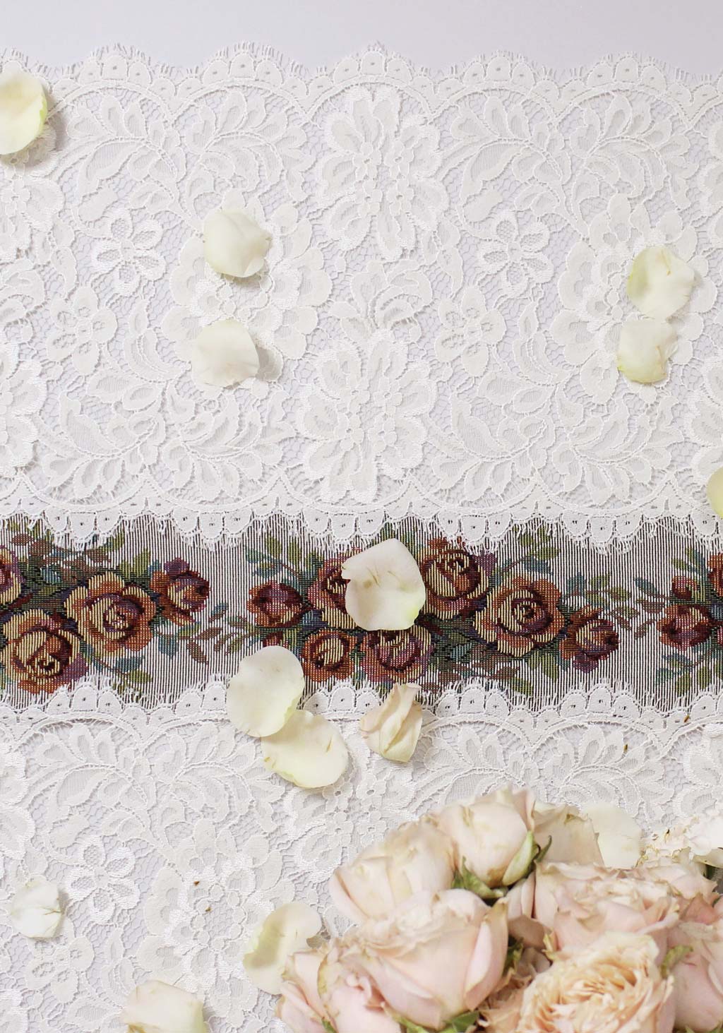 Vintage Rose Cotton Lace