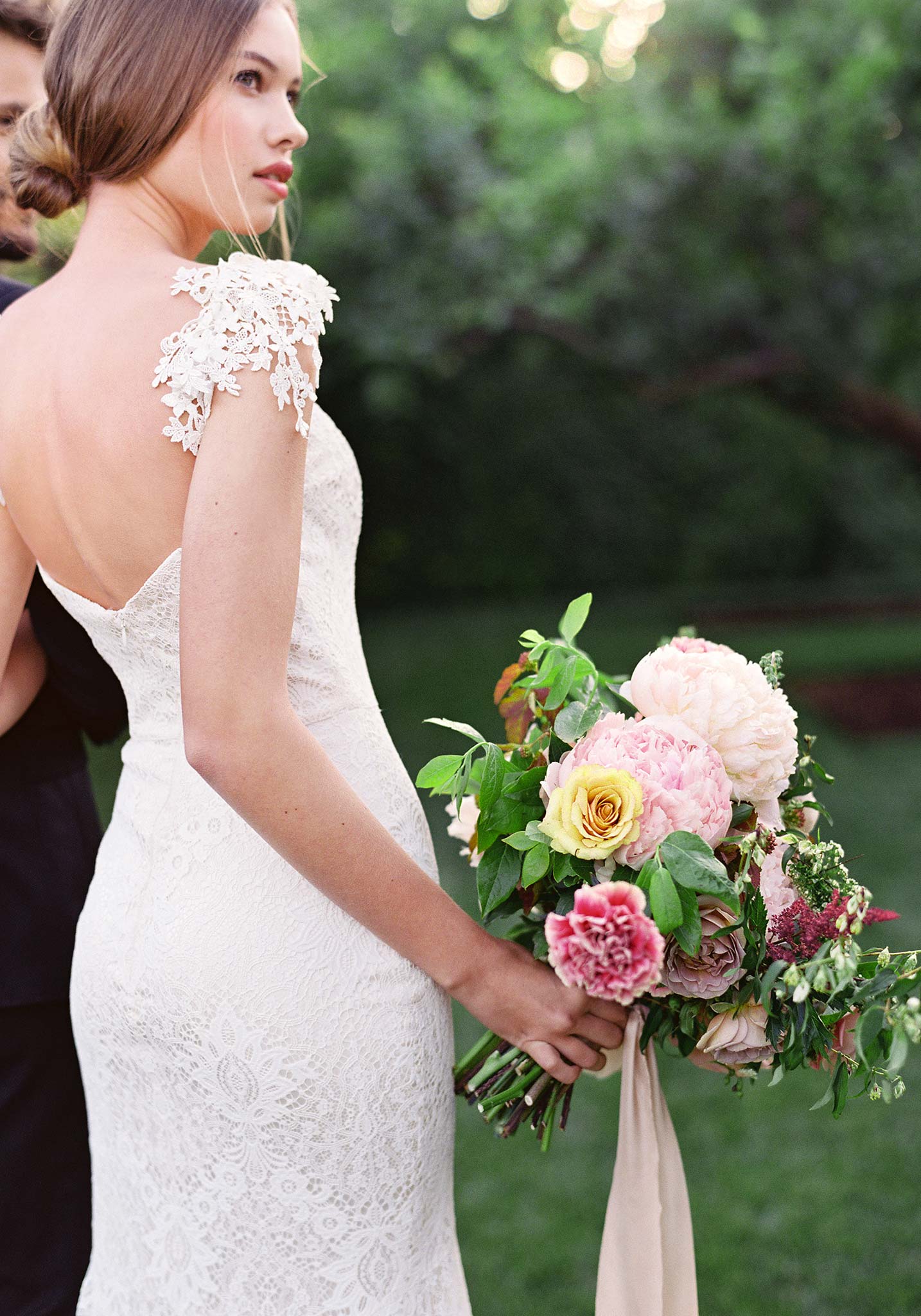 Boho Wedding Dress by Claire Pettibone