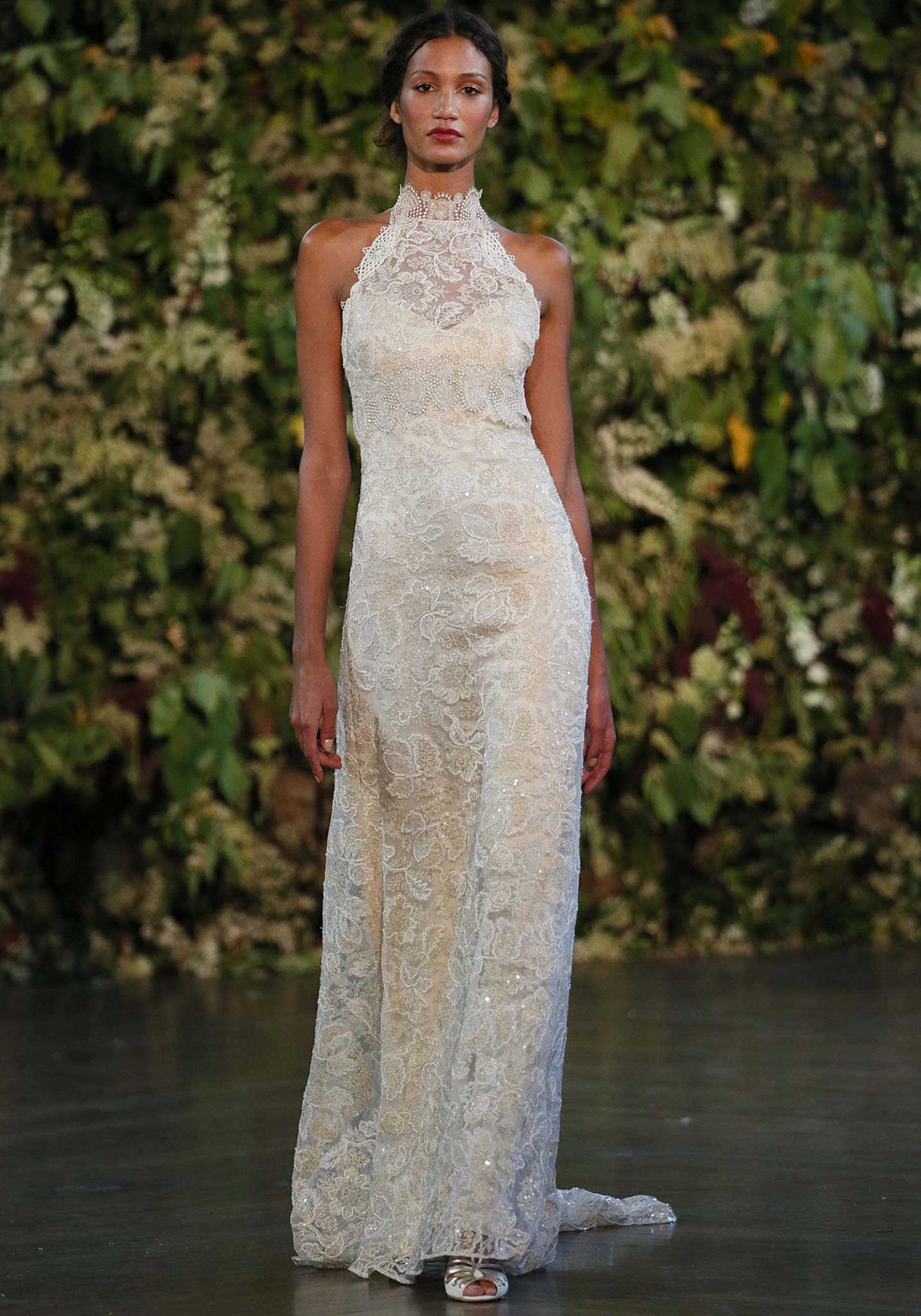 Claire Pettibone Celestine Lace Wedding Gown