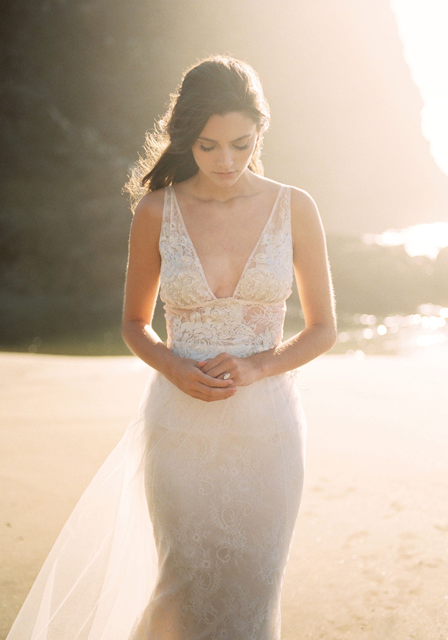 Champagne Wedding dress