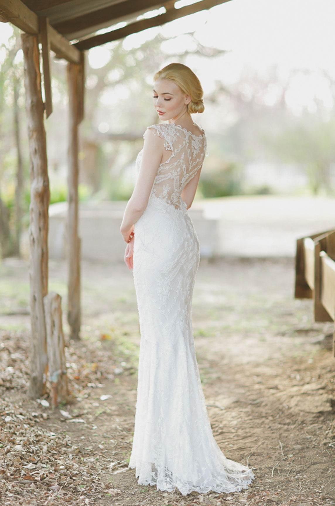 Mermaid fit and flare body by Claire Pettibone