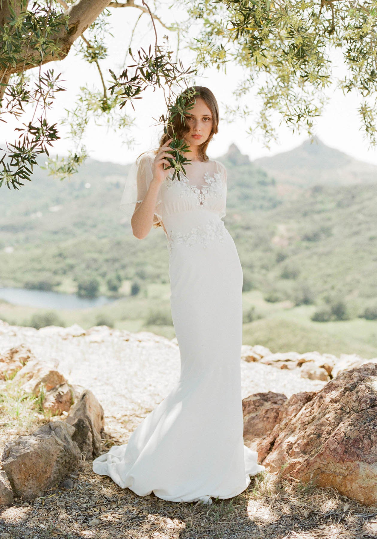 Claire Pettibone Romantique Merlot Lace Gown