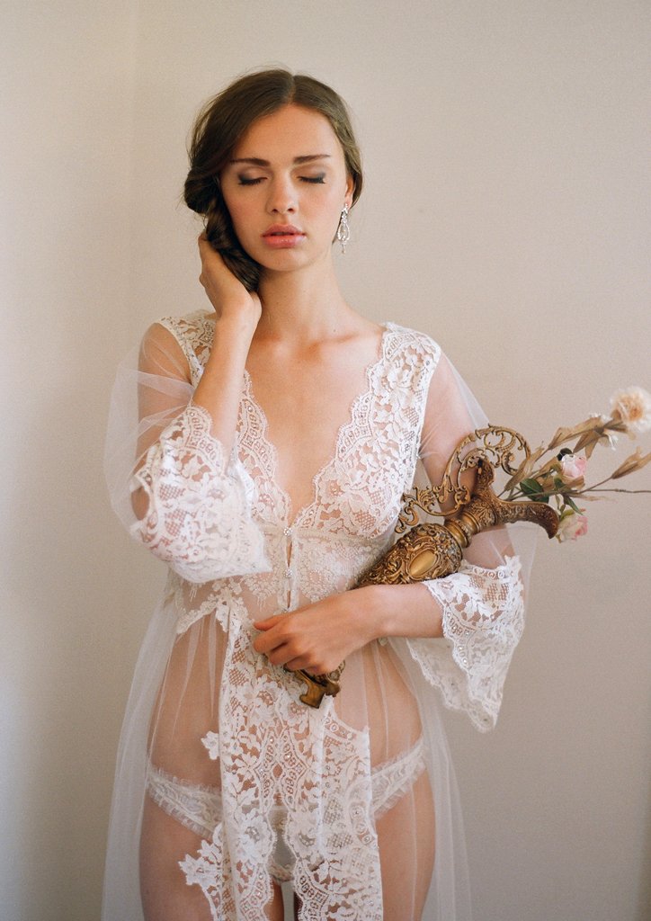 La Scala Boudoir Lace Robe