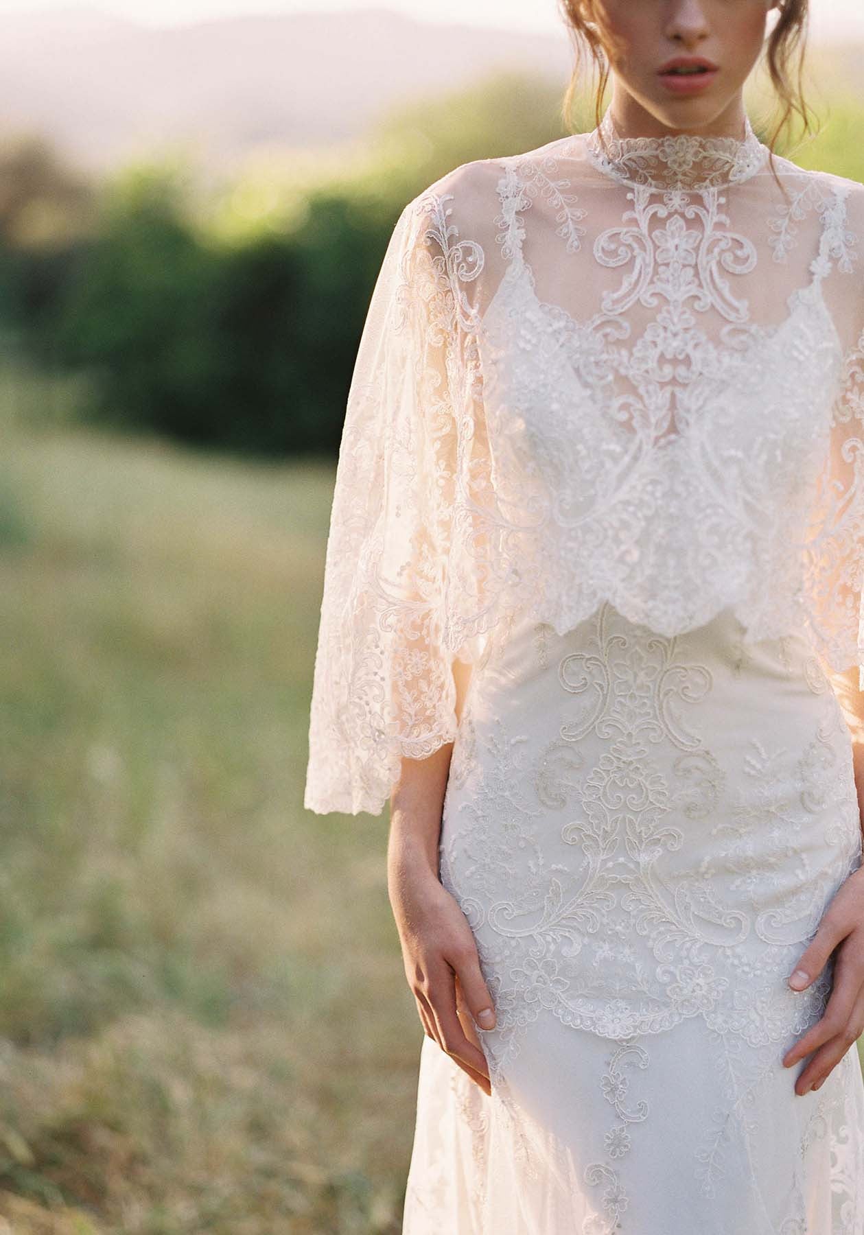 Claire Pettibone Romantique Santa Monica Lace Gown