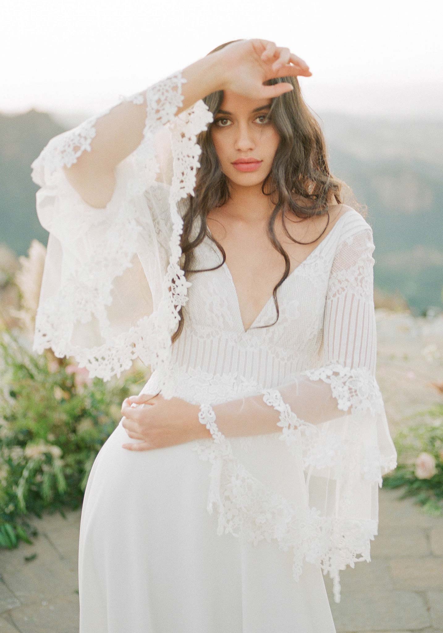 Claire Pettibone Romantique Sauvignon Lace Gown