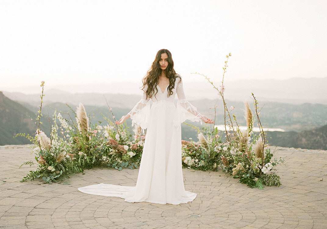 Claire Pettibone Romantique Sauvignon Lace Gown