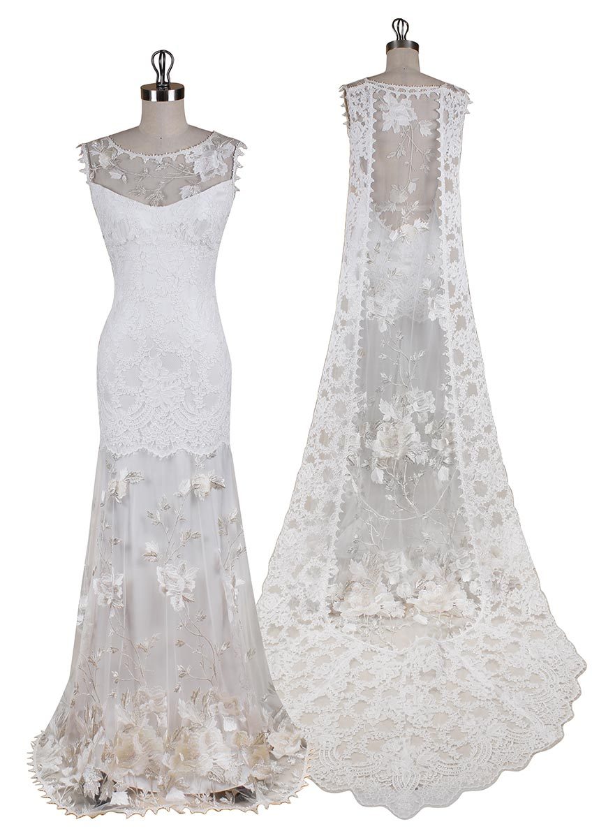 Claire Pettibone Couture Lace Whitney Gown