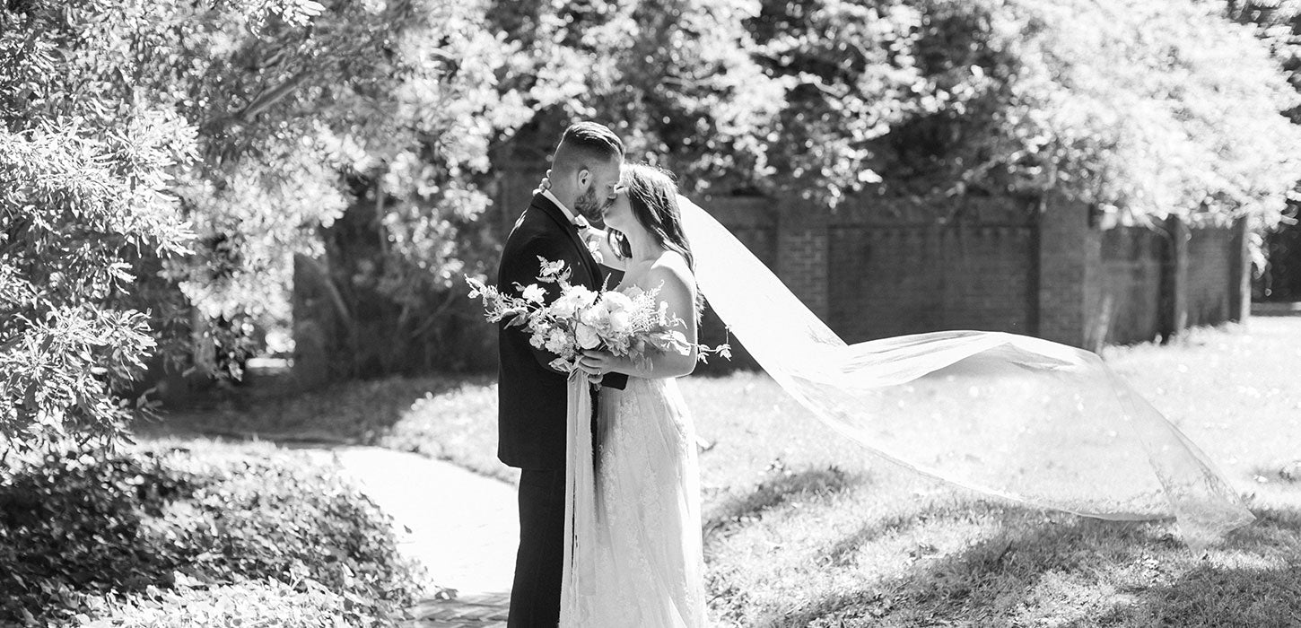 Classic Bride in a Secret Garden