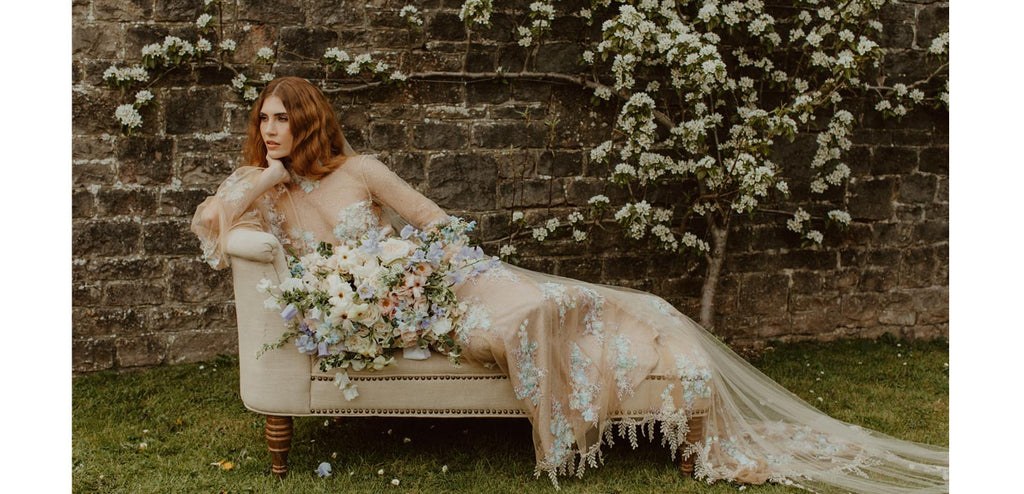 vintage lace and sequins. an art nouveau inspired spring styled shoot