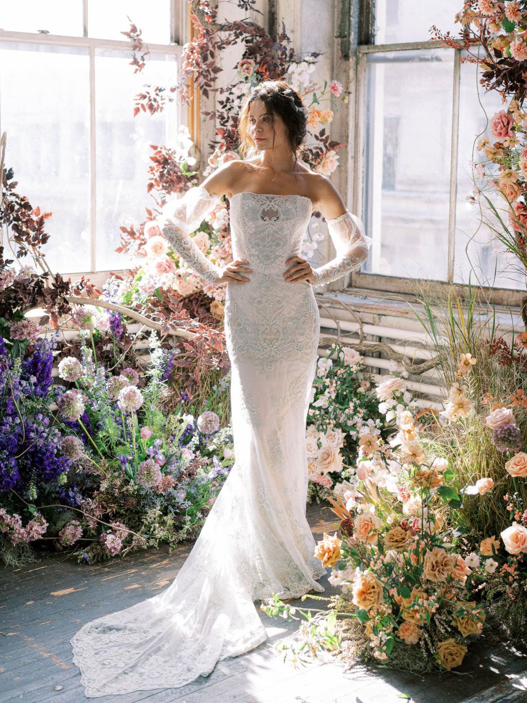 The Adorned Couture Wedding Dress Collection Claire Pettibone 2023