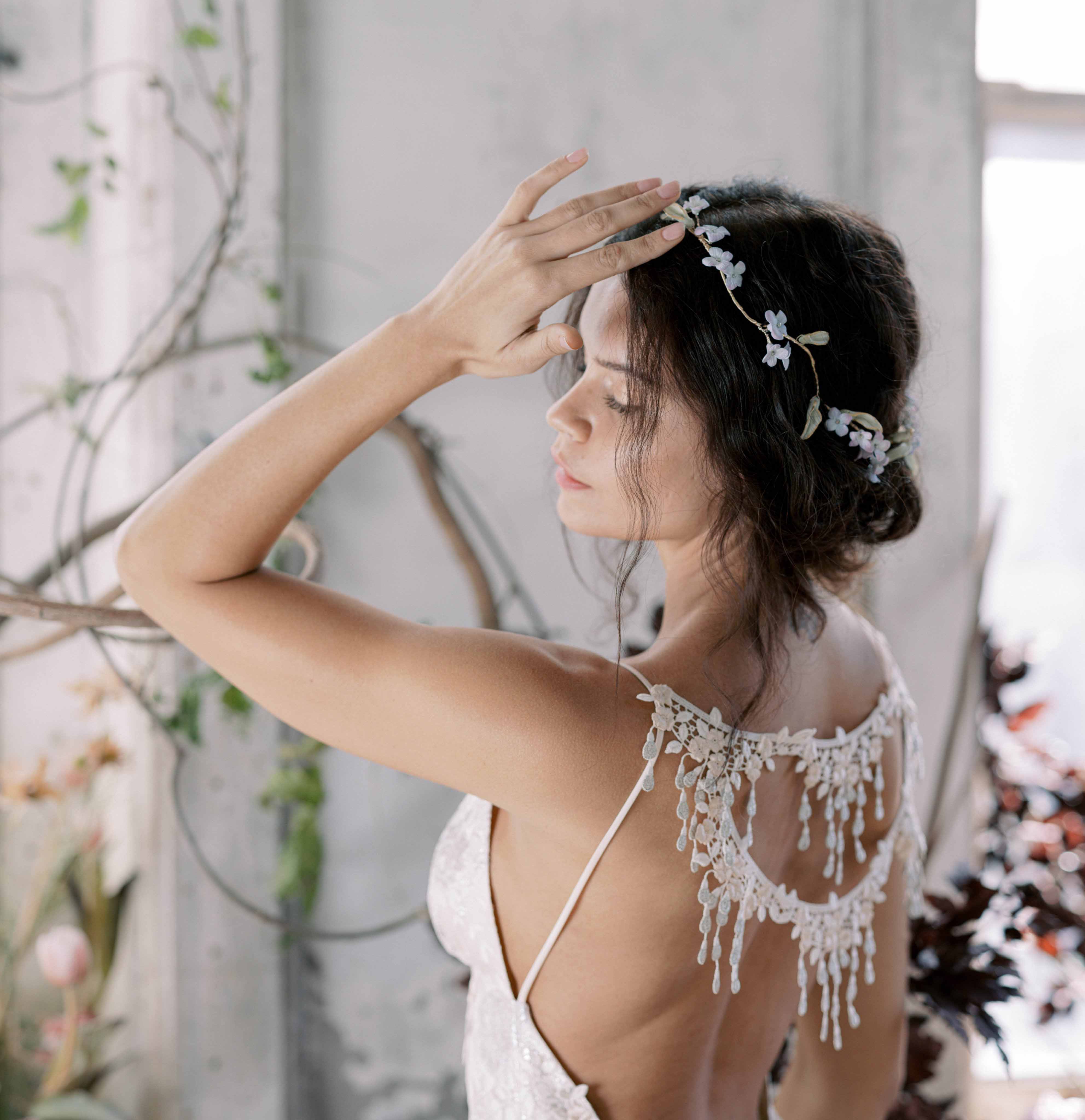 Erin Rhyne for Claire Pettibone Bridal Hair Accessories