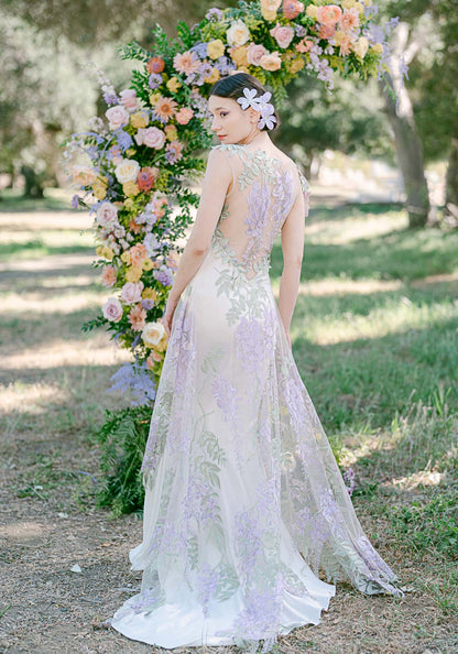 Wisteria Wedding Dress by Claire Pettibone