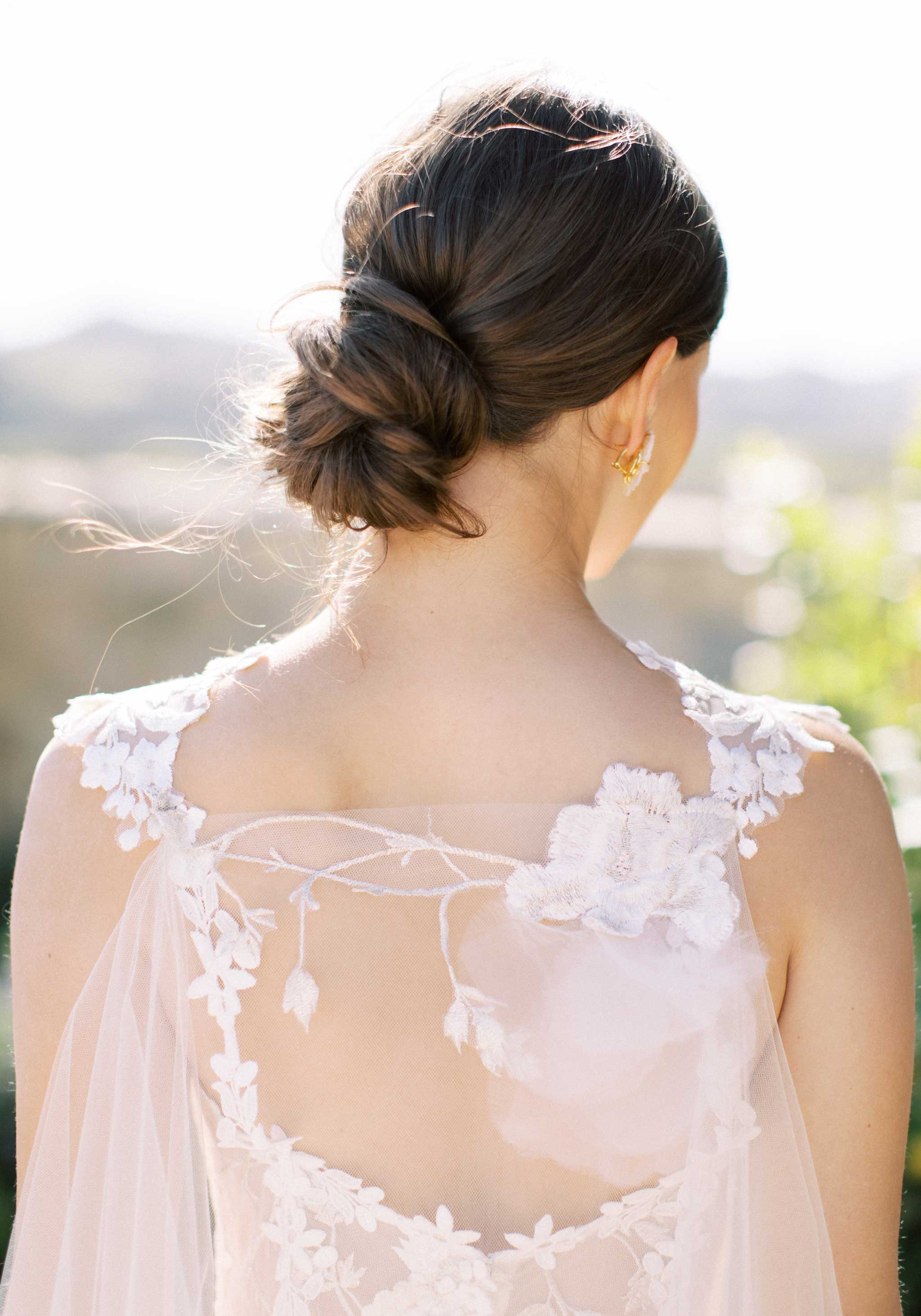 Enchanted Moon Ivory Bridal Cape | Bridal Cloak | Claire Pettibone