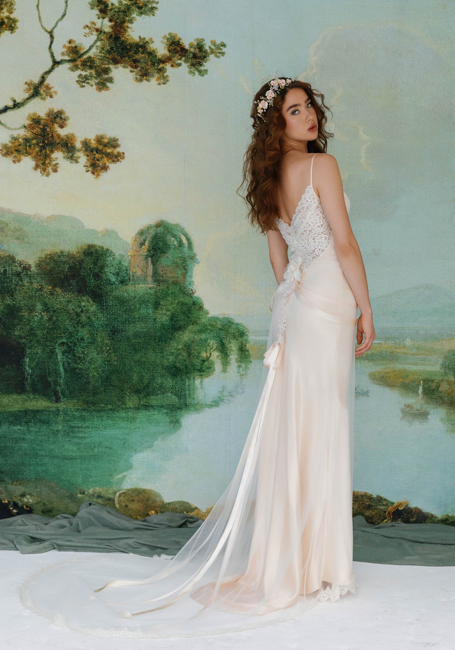 Forget-Me-Not Gown | Silk Bias Wedding Dress by Claire Pettibone Forget-Me-Not Gown | Silk Bias Wedding Dress by Claire Pettibone