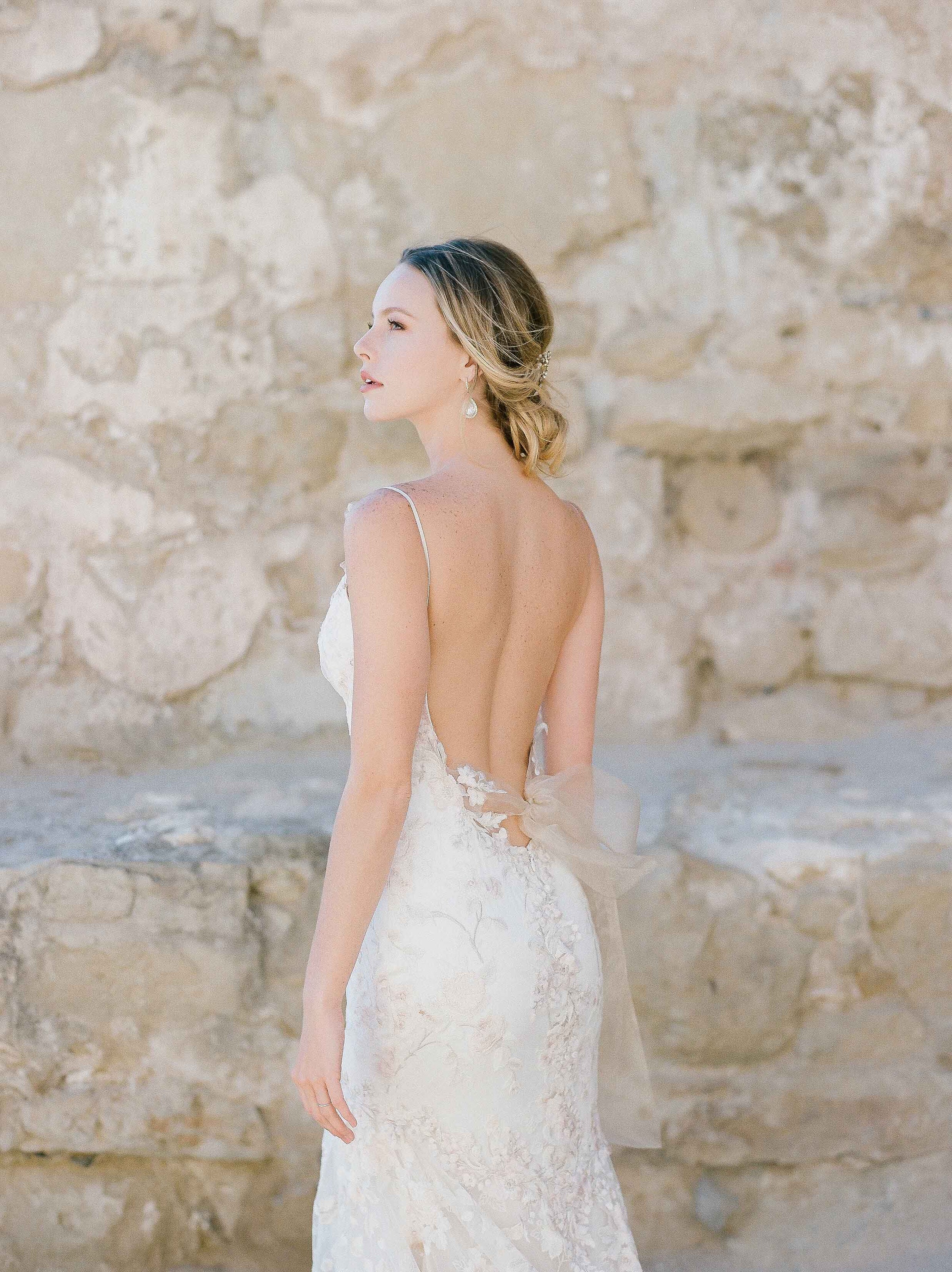 April Floral Embroidered Wedding Dress