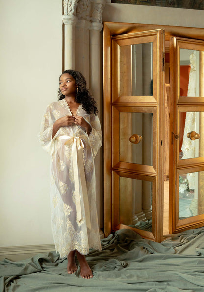 Gilda Lace Kimono Robe
