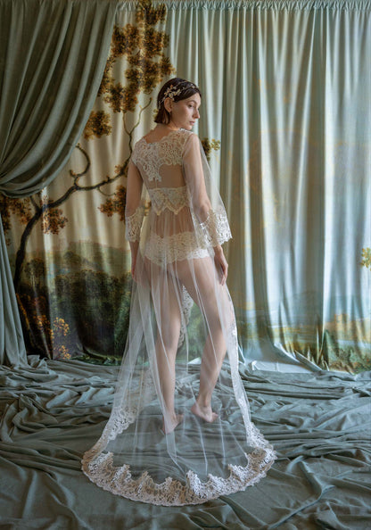 La Scala Boudoir Lace Robe