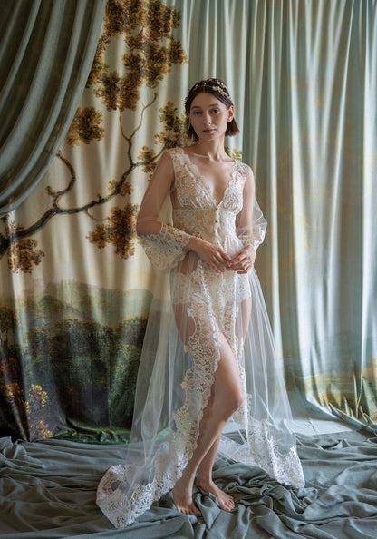 La Scala Boudoir Lace Robe