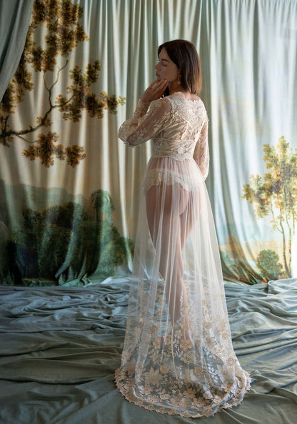 Seraphine Boudoir Lace Robe