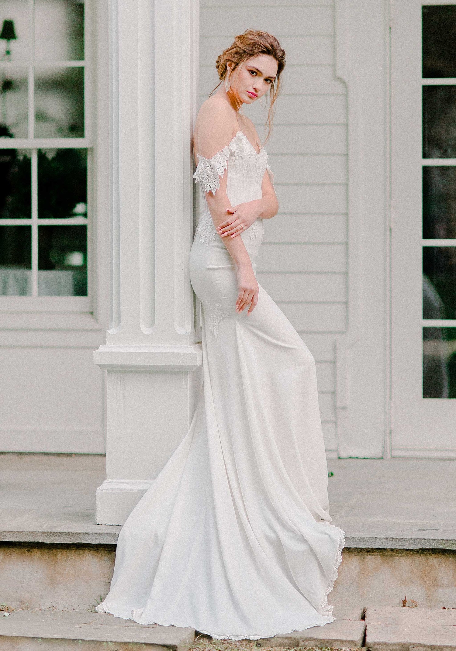Arabella Wedding Dress with a Corset Bodice | Claire Pettibone Arabella Wedding Dress with a Corset Bodice | Claire Pettibone