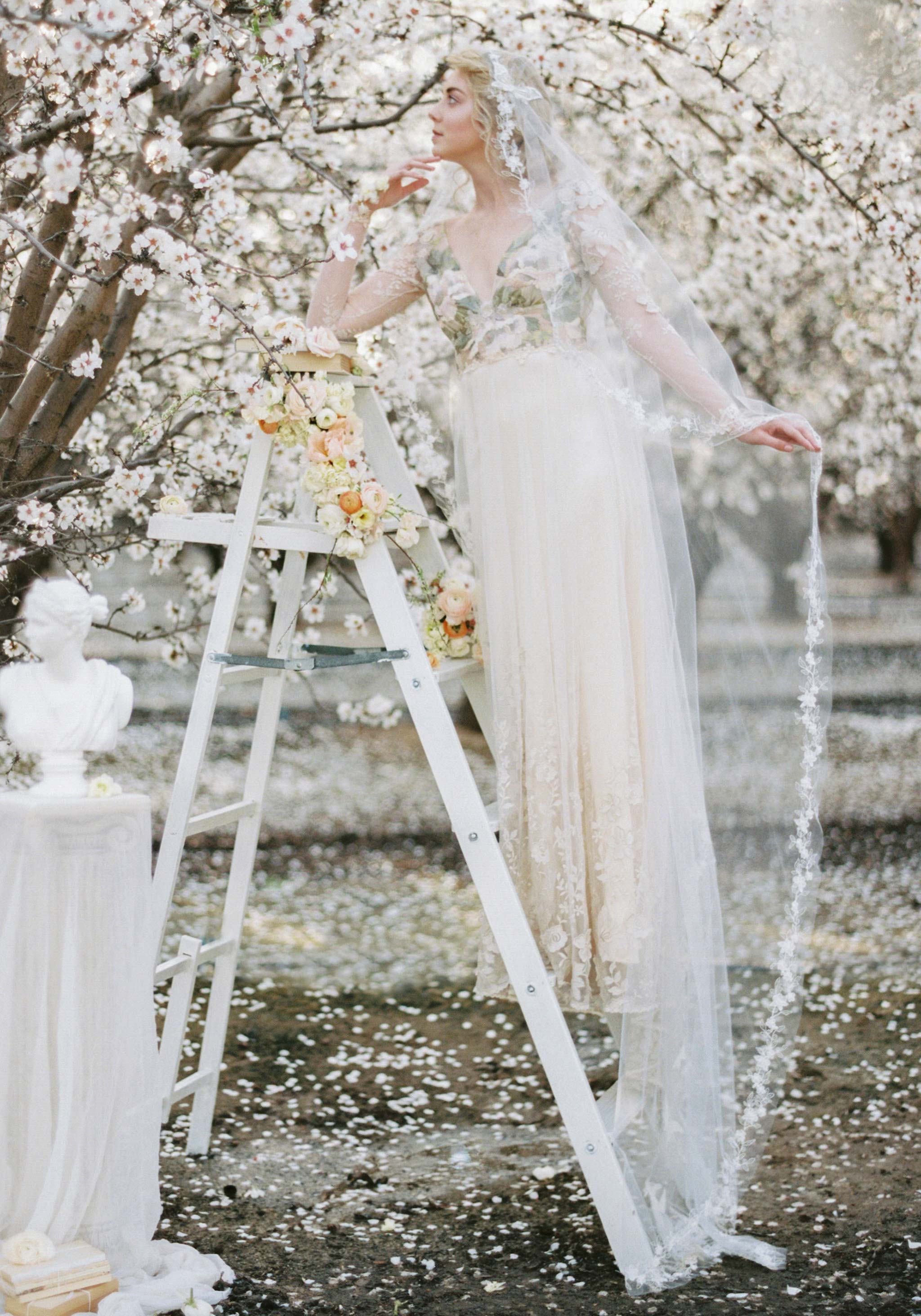 Cathedral length veil