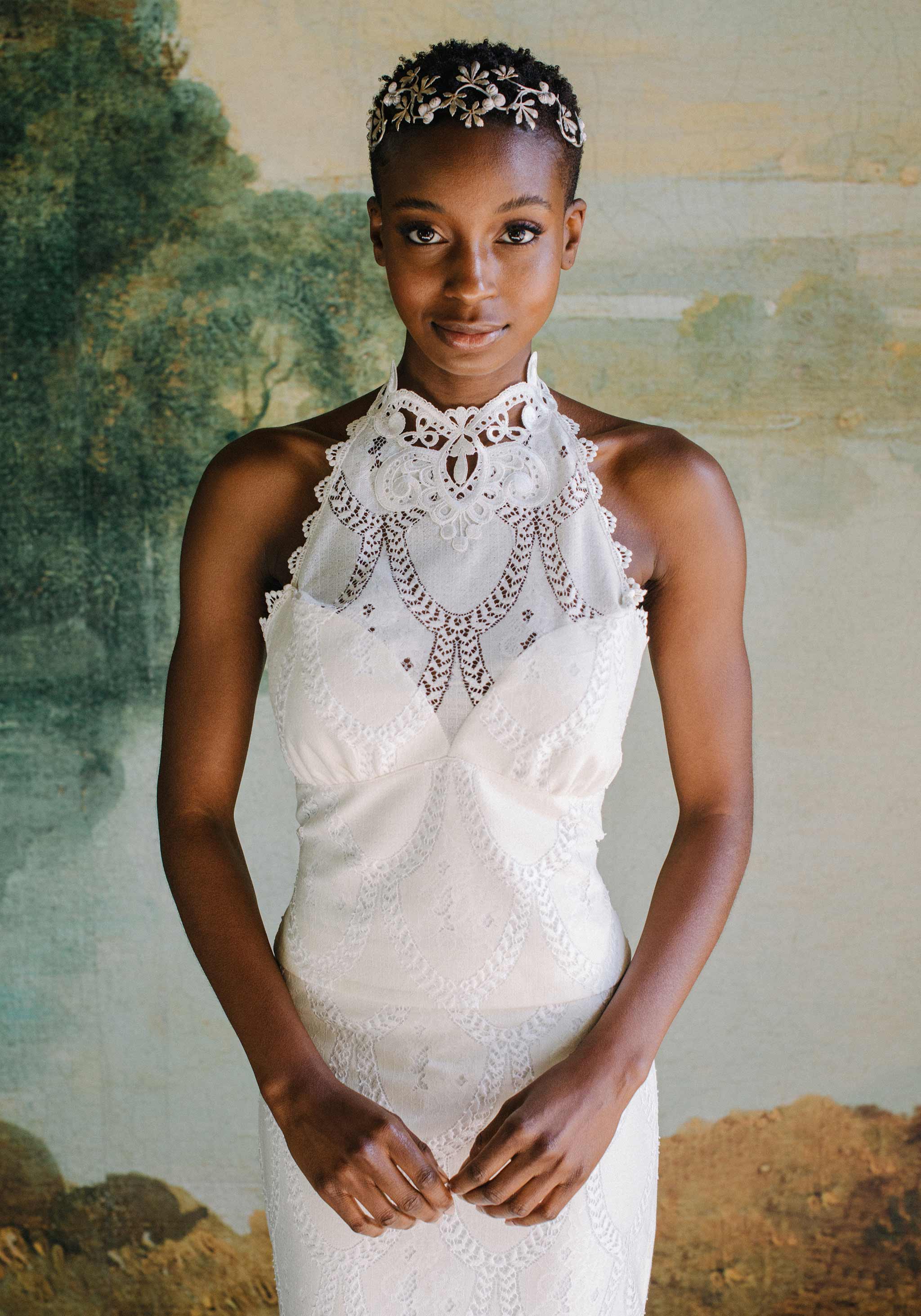 Calypso Lace Halter Top Last Call M (8-10)