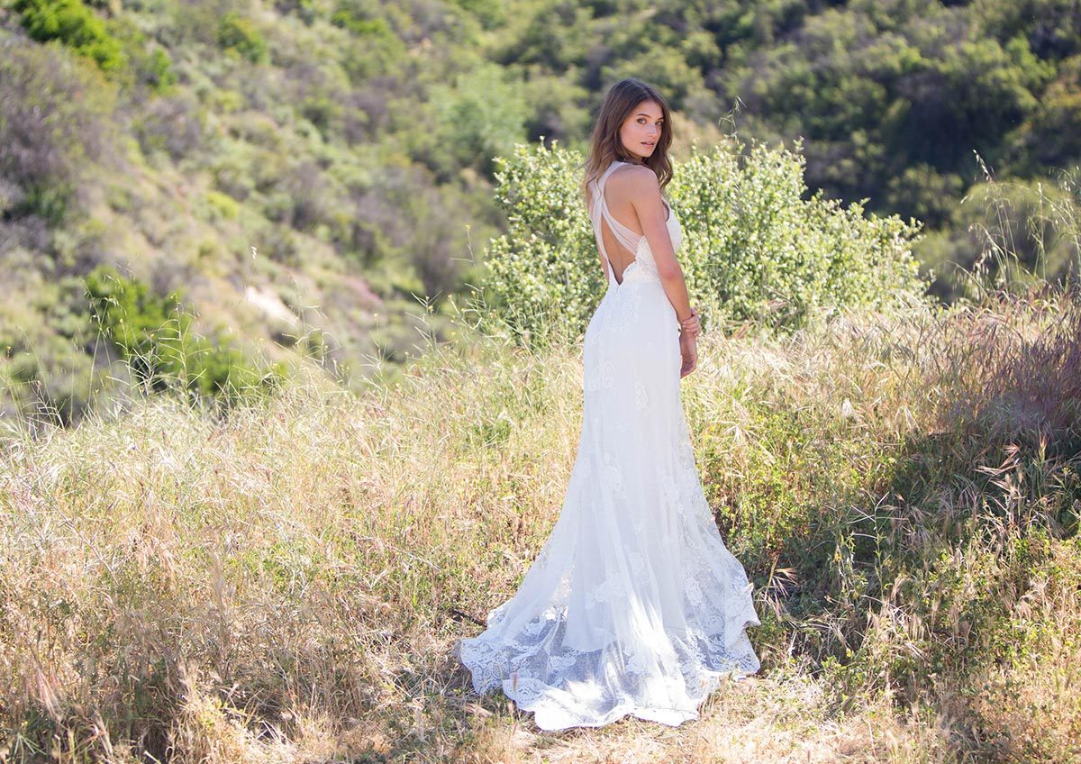 Claire Pettibone Romantique Lace Carmel Gown