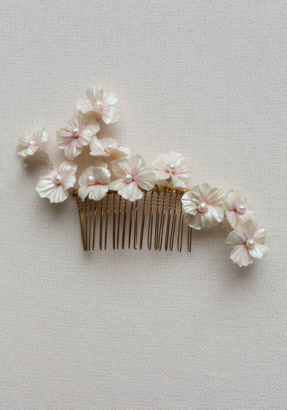 Cherry Blossom Comb Hair Accessory