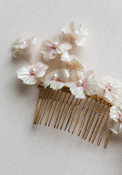 Cherry Blossom Comb Hair Accessory