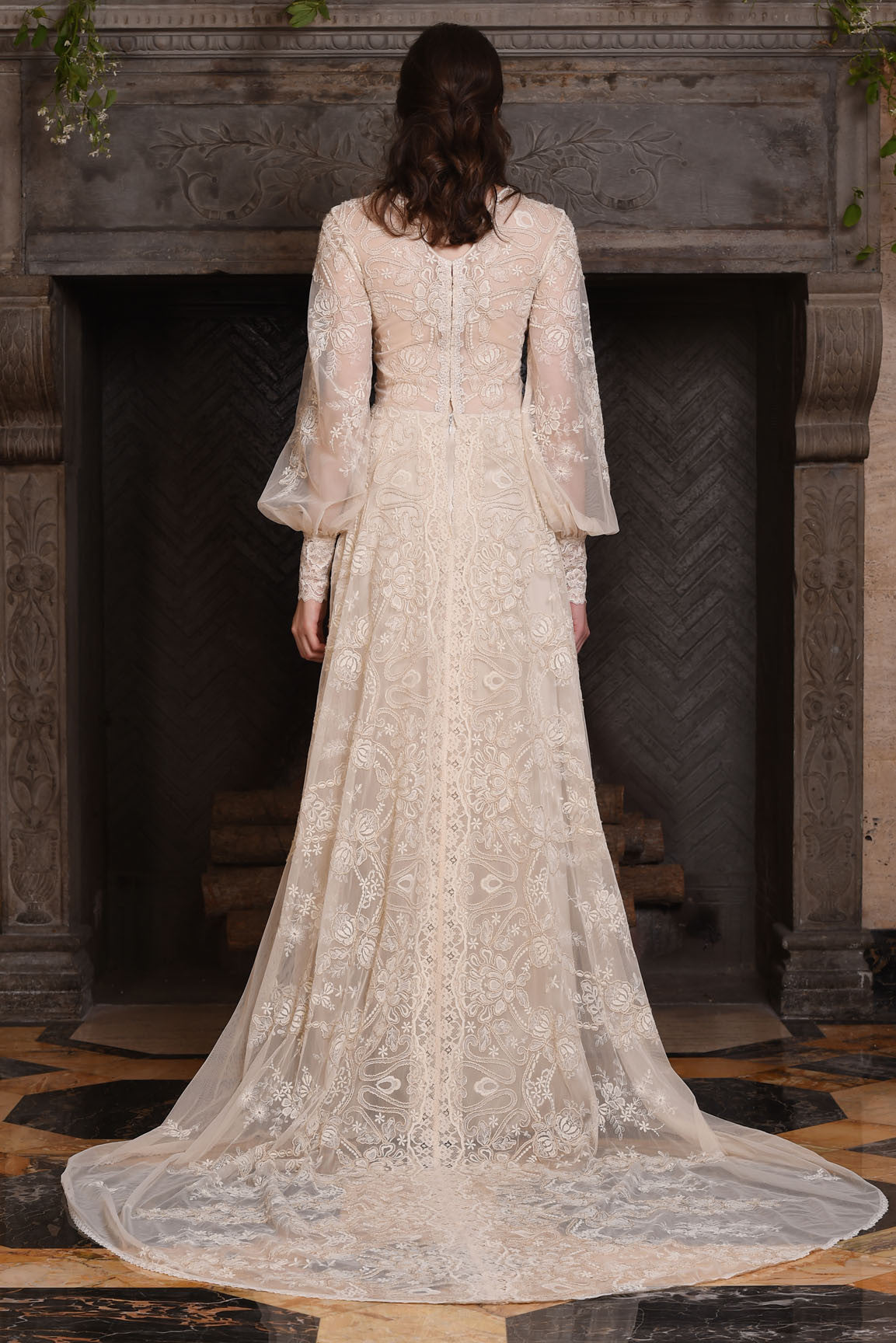 Claire Pettibone Chrysanthemum Gown