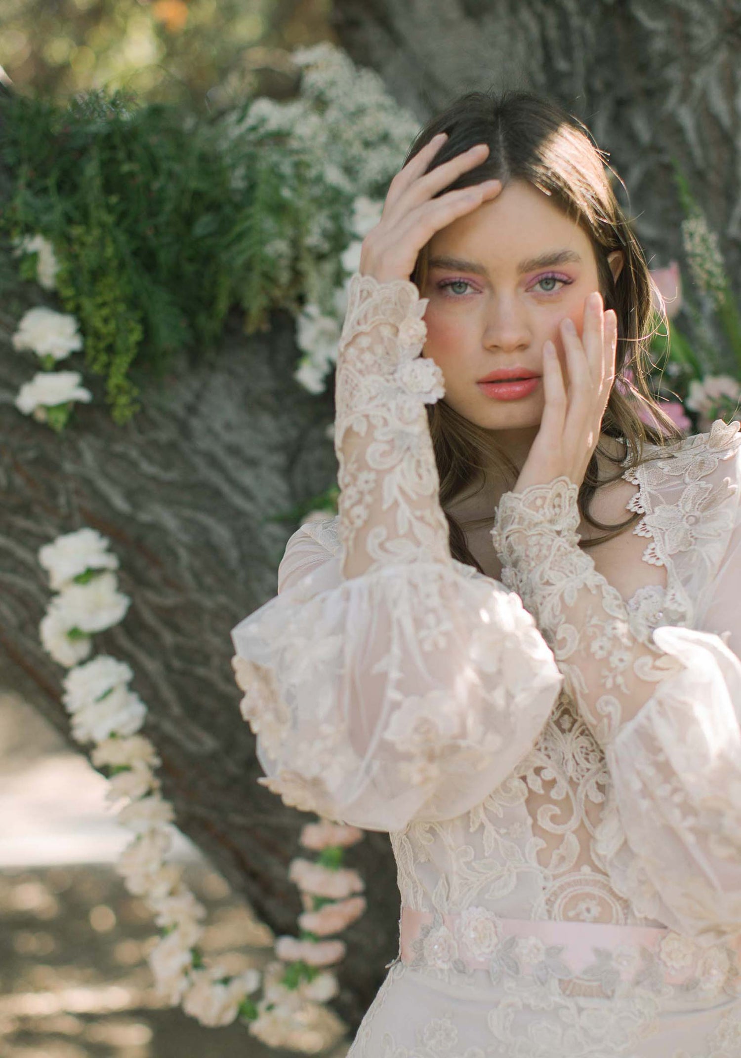 Botticelli Embroidered Lace Wedding Bolero by Claire Pettibone Botticelli Embroidered Lace Wedding Bolero by Claire Pettibone
