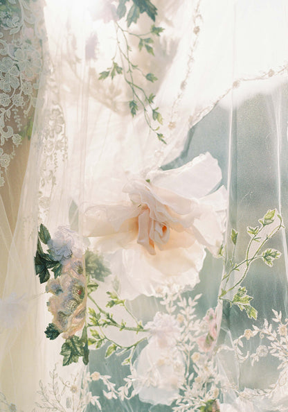 Long wedding veil
