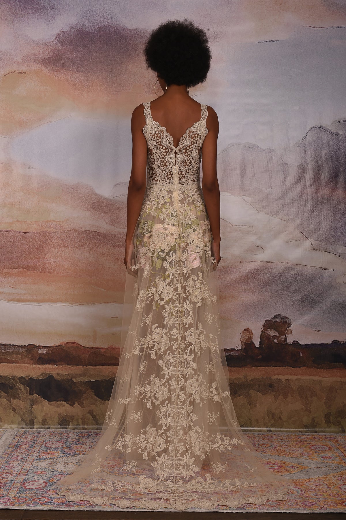 Claire Pettibone Couture Gypsy Rose Lace Gown
